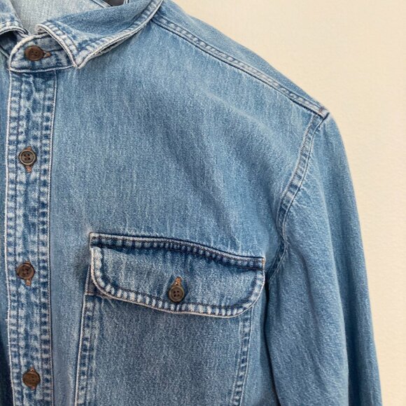 L.L. Bean Men's Denim Shirt - Picture 5 of 5